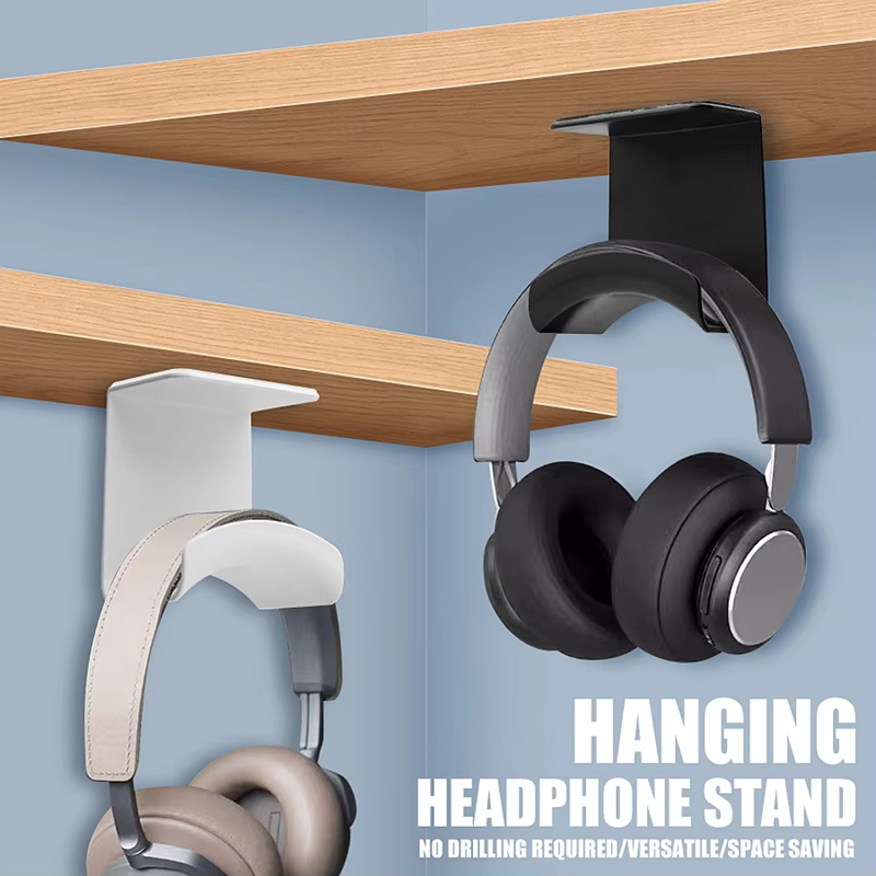 Headphone Stand Desk - حامل سماعات رأس عالمي لاصق من