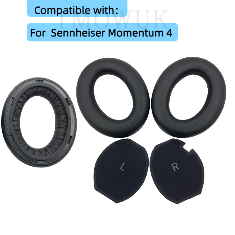 Sennheiser Headphone Momentum 4 - وسادات الأذن المتوافقة مع غطاء الأذن