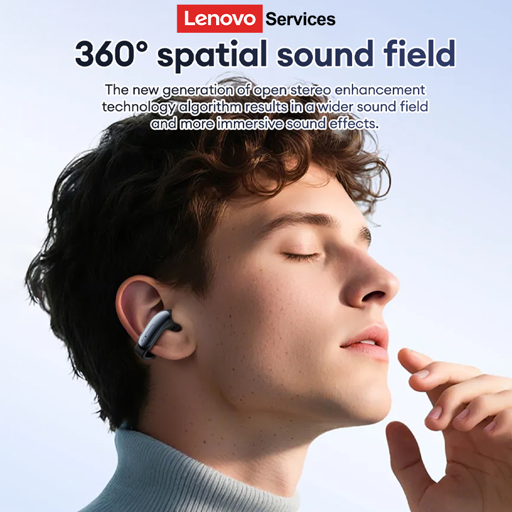 لينوفو LES-108 العظام التوصيل  - مراجعة Earbuds Charging Case وسعره