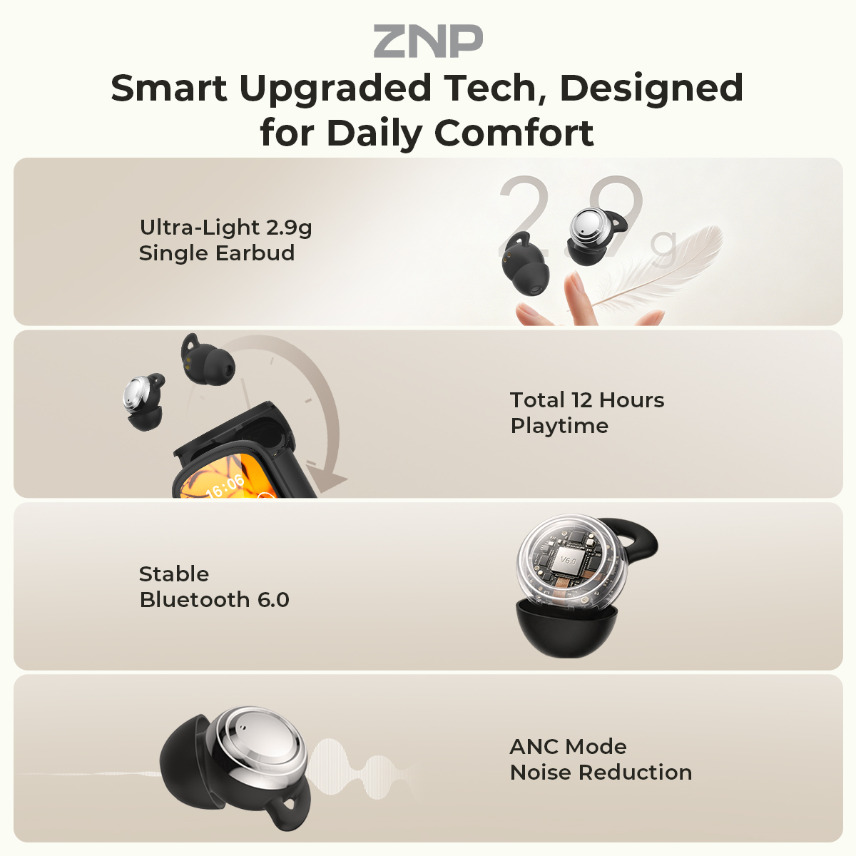 سماعات أذن ZNP P04 للمساعدة عل - مراجعة Noise Cancelling Headphone وسعره
