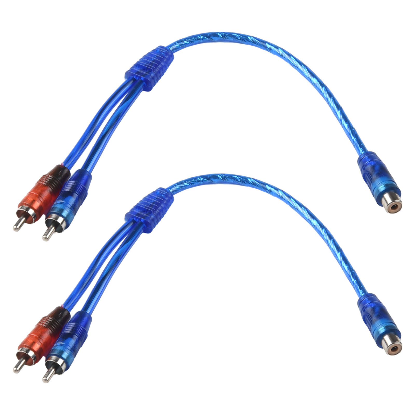 طقم كابل صوت RCA مكون من قطعتي - مراجعة Audio Splitter Y وسعره