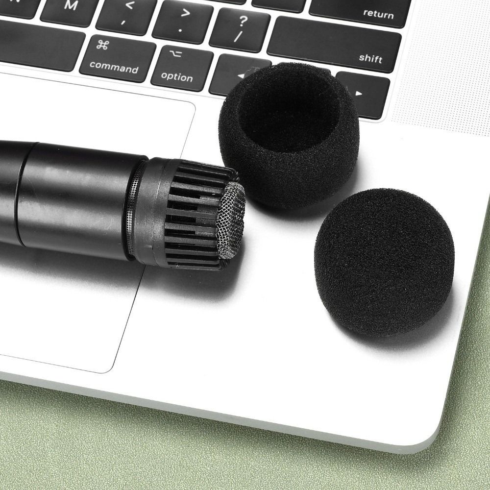 غطاء ميكروفون بديل من الإسفنج  - مراجعة Shure Mic Mv7 وسعره