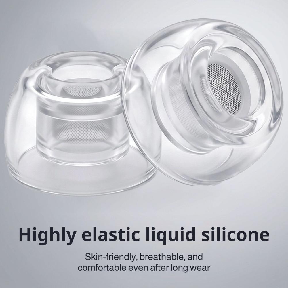 1/2/3 أزواج من أغطية الأذن الم - مراجعة Silicone Ear Tip Replacement وسعره
