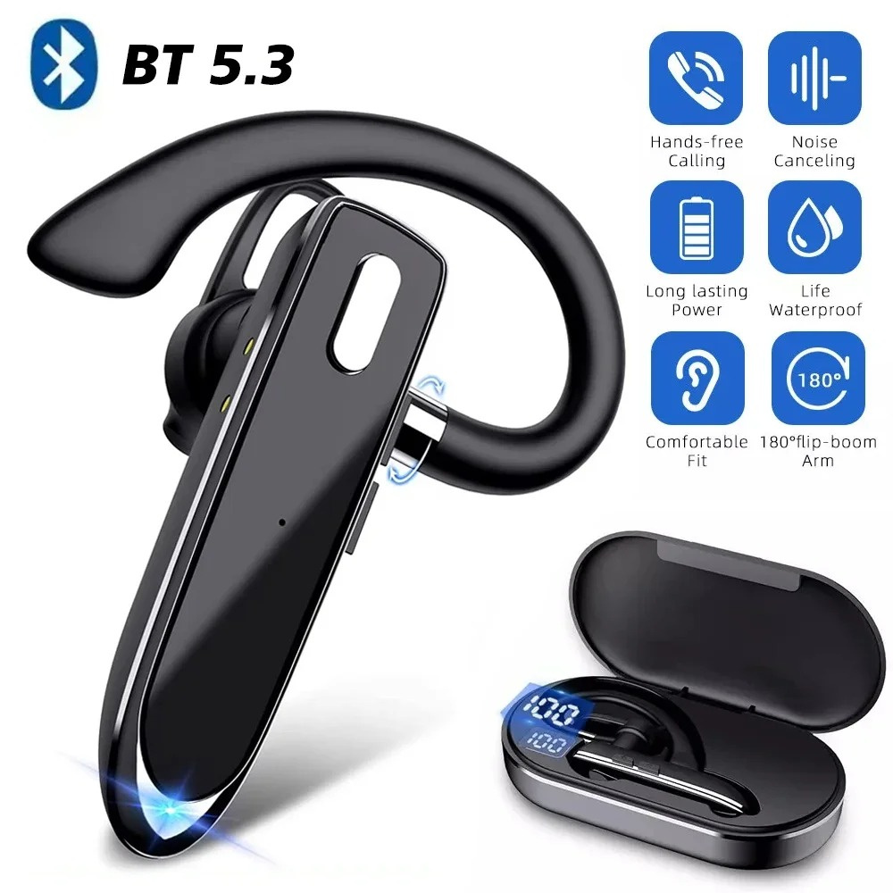 سماعات بلوتوث لاسلكية مع ميكرو - مراجعة Bluetooth Headset On Ear وسعره