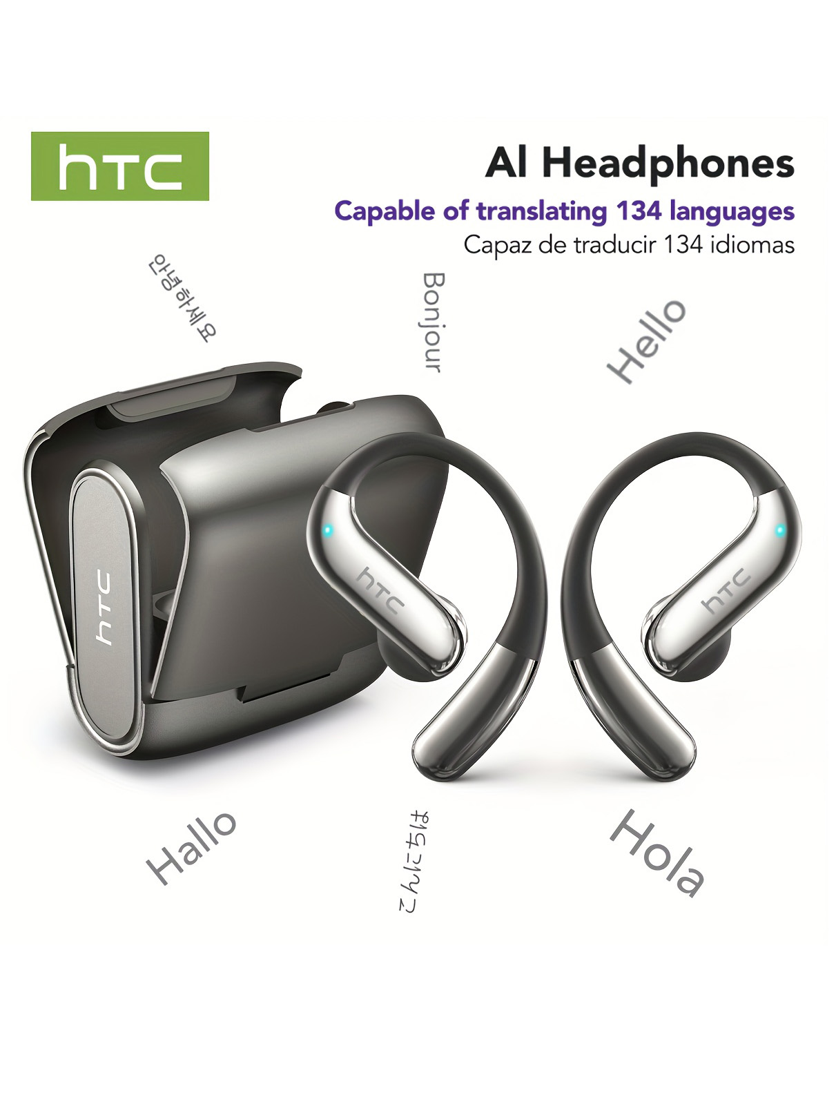 سماعات بلوتوث مفتوحة الأذن HTC - مراجعة Noise Cancelling Headphone وسعره
