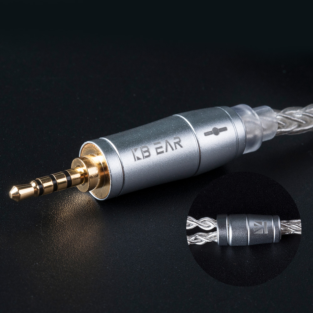 KBEAR 8 Core ترقية الفضة السلك - مراجعة In Ear Monitor Iem وسعره