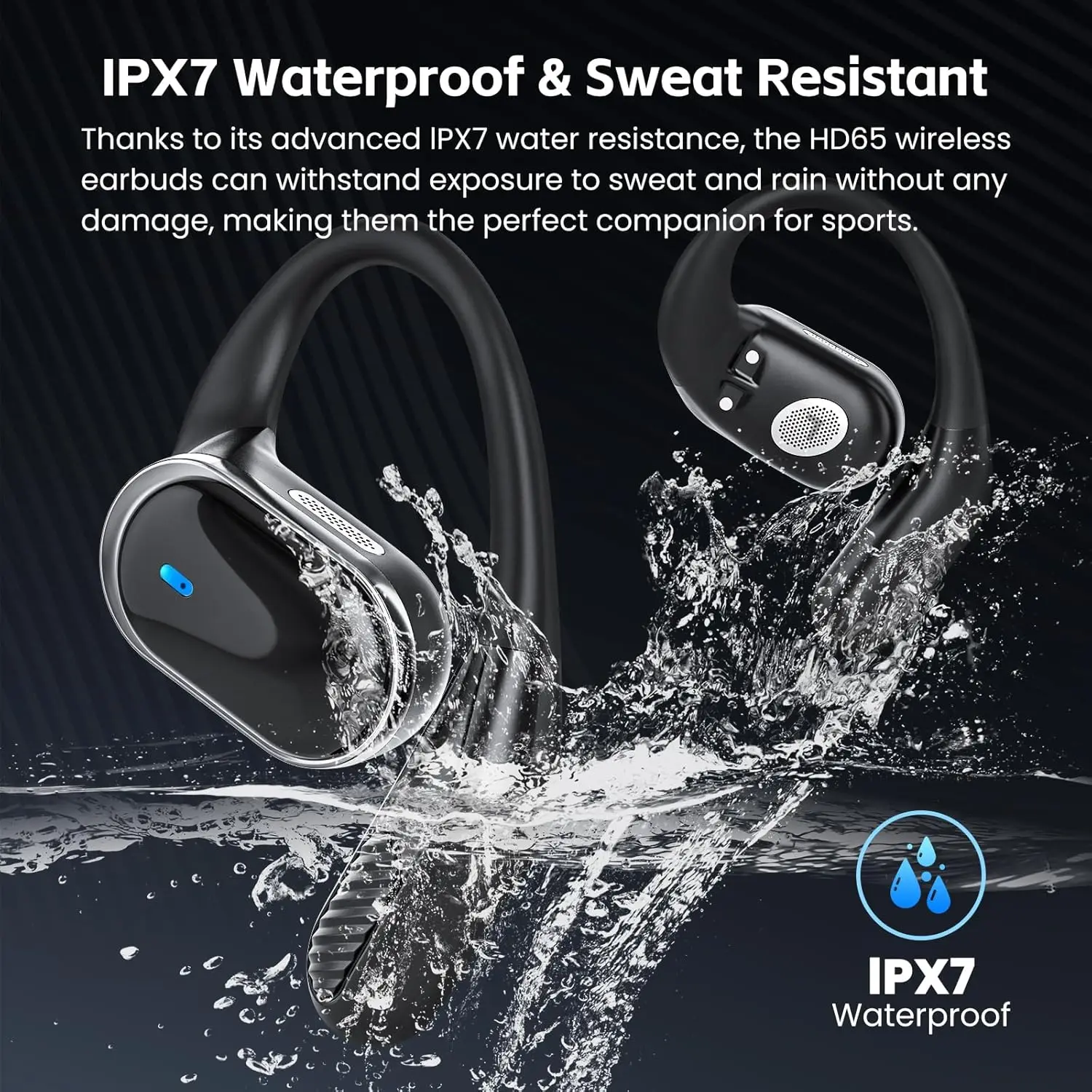 سماعات أذن بلوتوث لاسلكية مع م - مراجعة Sports Earphone Hook وسعره